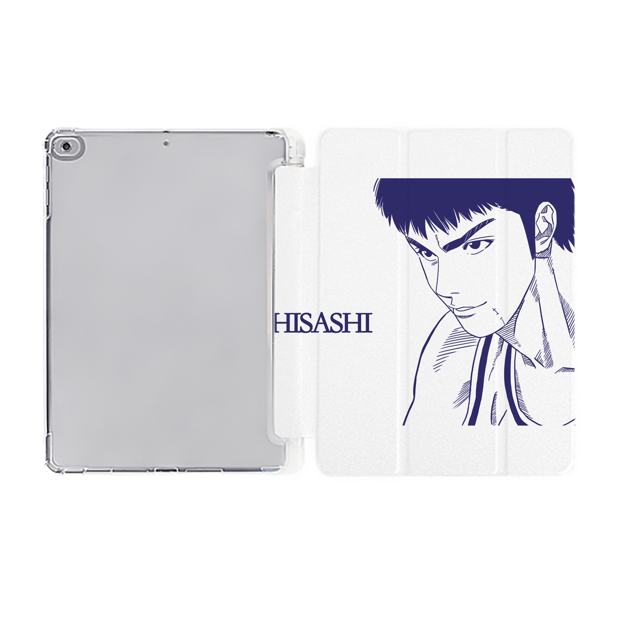 （画像用） SLAM DUNK／スラムダンク IPad ケース ペン収納付き 三つ折りスタンド PUレザー×シリコン 対応機種9.5/10.5/10.9インチ